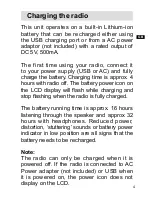 Preview for 5 page of Sangean DT-500W Manual