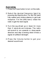 Preview for 8 page of Sangean DT-500W Manual