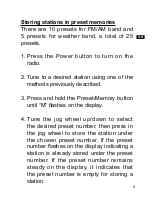 Preview for 9 page of Sangean DT-500W Manual