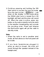 Preview for 13 page of Sangean DT-500W Manual