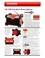 Sangean FatBox FB-100 Brochure preview