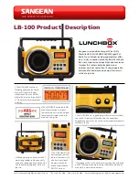 Sangean LUNCHBOX LB-100 Brochure preview
