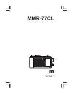 Sangean MMR-77CL Quick Start Manual preview