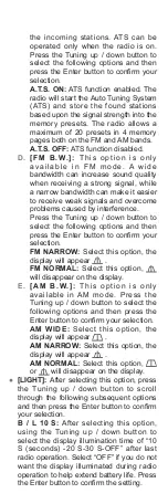 Preview for 12 page of Sangean MMR-99 User Manual