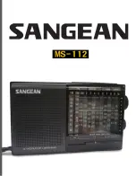 Sangean MS-112 Manual preview