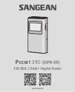 Sangean POCKET 390 User Manual preview