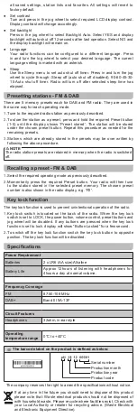 Preview for 5 page of Sangean POCKET 390 User Manual