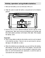 Preview for 7 page of Sangean PR-D15 Manual