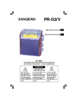 Sangean PR-D2 Operating Instructions Manual preview