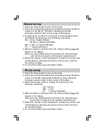 Preview for 8 page of Sangean PR-D2 Operating Instructions Manual