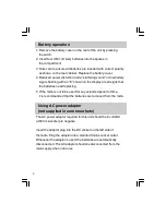 Предварительный просмотр 6 страницы Sangean PR-D4 Operating	 Instruction