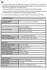 Предварительный просмотр 23 страницы Sangean RCR-40 User Manual