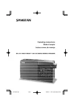 Sangean RS-332 Operating Instructions Manual предпросмотр