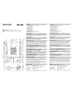 Sangean SR-25V Operating Instructions preview