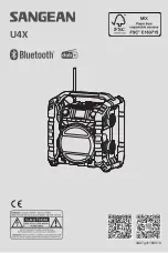 Preview for 1 page of Sangean U4X User Manual