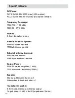 Preview for 11 page of Sangean WR-12 User Manual