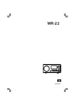 Sangean WR-22WL Instructions Manual preview