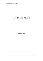 Preview for 1 page of Sangfor IAM 2.1 User Manual