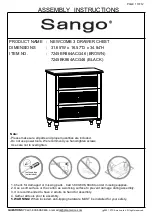 Предварительный просмотр 1 страницы Sango 7245BK864ACG46 Assembly Instructions Manual