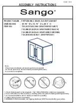 Sango 7252GY292ACK63 Assembly Instructions Manual предпросмотр