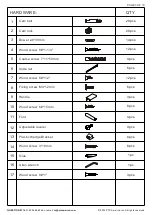 Preview for 3 page of Sango MERK 3 DRAWER CHEST Assembly Instructions Manual