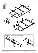 Preview for 5 page of Sango MERK 3 DRAWER CHEST Assembly Instructions Manual