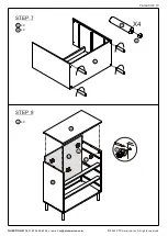 Preview for 9 page of Sango MERK 3 DRAWER CHEST Assembly Instructions Manual