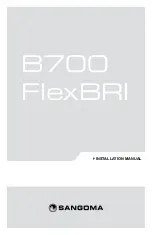 Preview for 1 page of Sangoma B700 FlexBRI Installation Manual