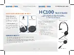 Preview for 1 page of Sangoma HC100 Quick Manual