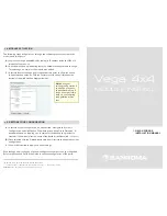 Предварительный просмотр 1 страницы Sangoma Vega 4x4 Installation Manual