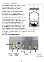 Preview for 8 page of SANICA FIJI Installation And User Manual