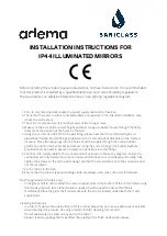 Preview for 1 page of Saniclass Adema Lonato Installation Instructions