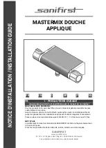 SANIFIRST Mastermix 75700 Installation Manual preview