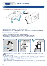 Предварительный просмотр 3 страницы Saniflo MACERATOR PUMP Installation And Care Instructions