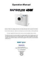 Saniflo RAPIDFLOW 450F Operation Manual предпросмотр