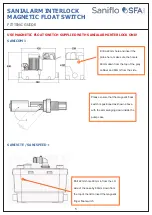 Preview for 5 page of Saniflo SANI12661 Owner'S Operation Manual