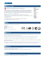 Preview for 5 page of Saniflo SANISPEED Installation Manual