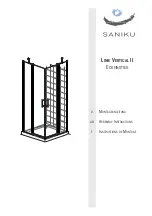 SANIKU LINIE VERTICAL II Assembly Instructions Manual предпросмотр