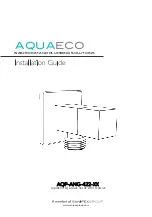 Sanipex AQUAECO AQP-ANG-422 Series Installation Manual preview