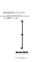 Sanipex BAGNO DESIGN BDA-MLI-V002 Series Installation Manual preview