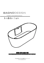 Preview for 1 page of Sanipex BAGNO DESIGN BDB-SOK-860-WS Installation Manual