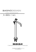 Предварительный просмотр 1 страницы Sanipex BAGNO DESIGN BDM-BIS-451L Series Installation Manual