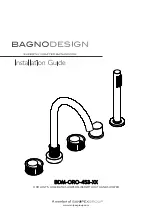 Предварительный просмотр 1 страницы Sanipex BAGNO DESIGN BDM-ORO-453 Series Installation Manual