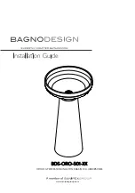 Preview for 1 page of Sanipex BAGNO DESIGN BDS-ORO-501 Series Installation Manual