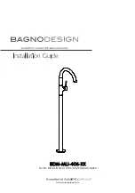 Sanipex BAGNODESIG BDM-MLI-406 Series Installation Manual preview