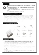 Preview for 3 page of Sanipex BAGNODESIGN BDA-CUB-UNI-GEN Installation Manual