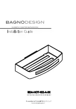 Sanipex BAGNODESIGN BDA-HOT-102-A Series Installation Manual preview