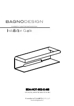 Preview for 1 page of Sanipex BAGNODESIGN BDA-HOT-802-E-MB Installation Manual