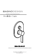 Sanipex BAGNODESIGN BDM-CXS-411-CP Installation Manual preview