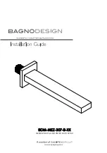 Предварительный просмотр 1 страницы Sanipex BAGNODESIGN BDM-MEZ-307-B Series Installation Manual